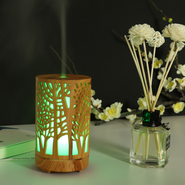 Holz Korn Aromatherapie Maschine Nebel Luftbefeuchter Diffuser